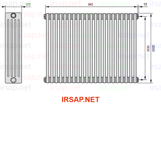 Радиатор IRSAP Tesi 52000/21 T30 CL 01